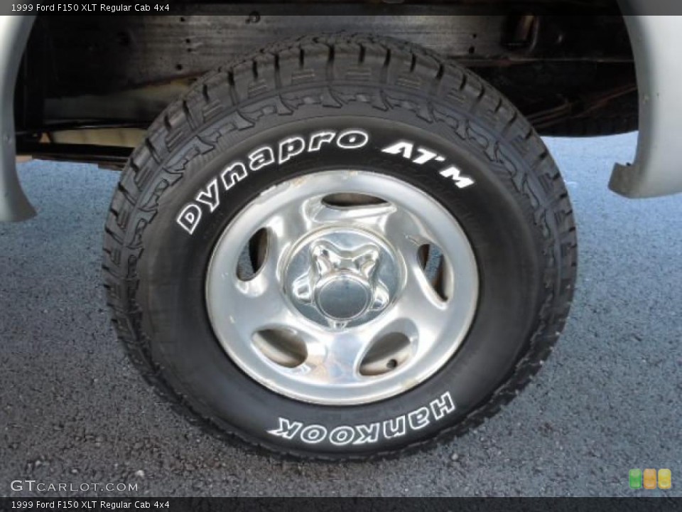1999 Ford F150 XLT Regular Cab 4x4 Wheel and Tire Photo #38826984