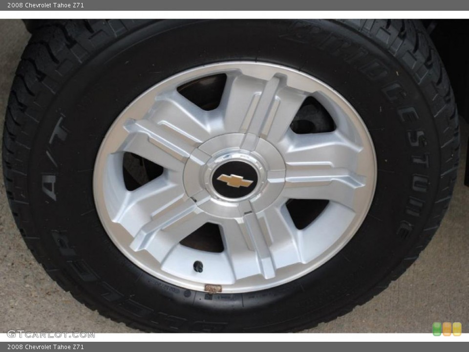 2008 Chevrolet Tahoe Z71 Wheel and Tire Photo #38831052