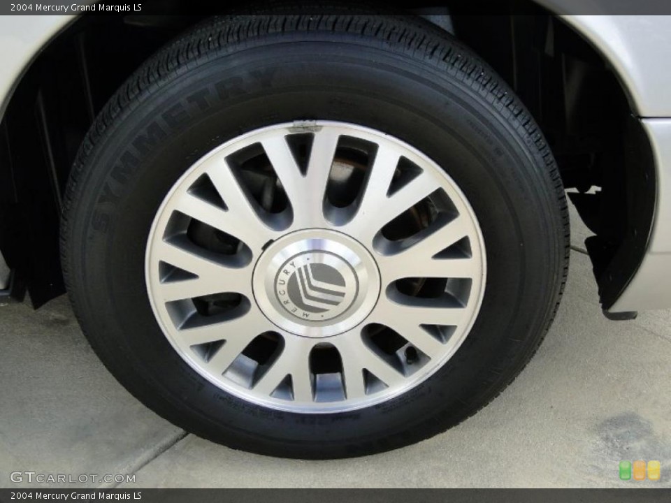 2004 Mercury Grand Marquis LS Wheel and Tire Photo #38834192