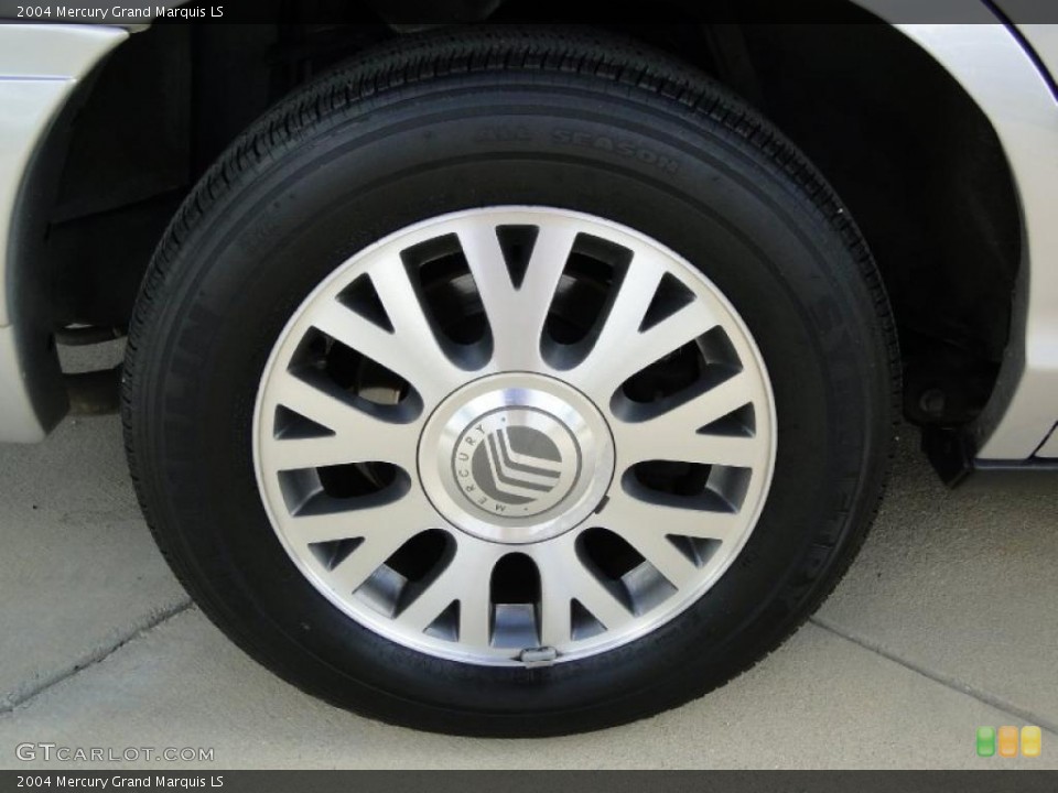 2004 Mercury Grand Marquis LS Wheel and Tire Photo #38834208