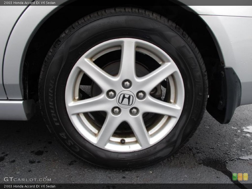 2003 Honda Accord EX V6 Sedan Wheel and Tire Photo #38837492
