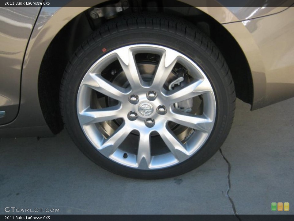 2011 Buick LaCrosse CXS Wheel and Tire Photo #38840160