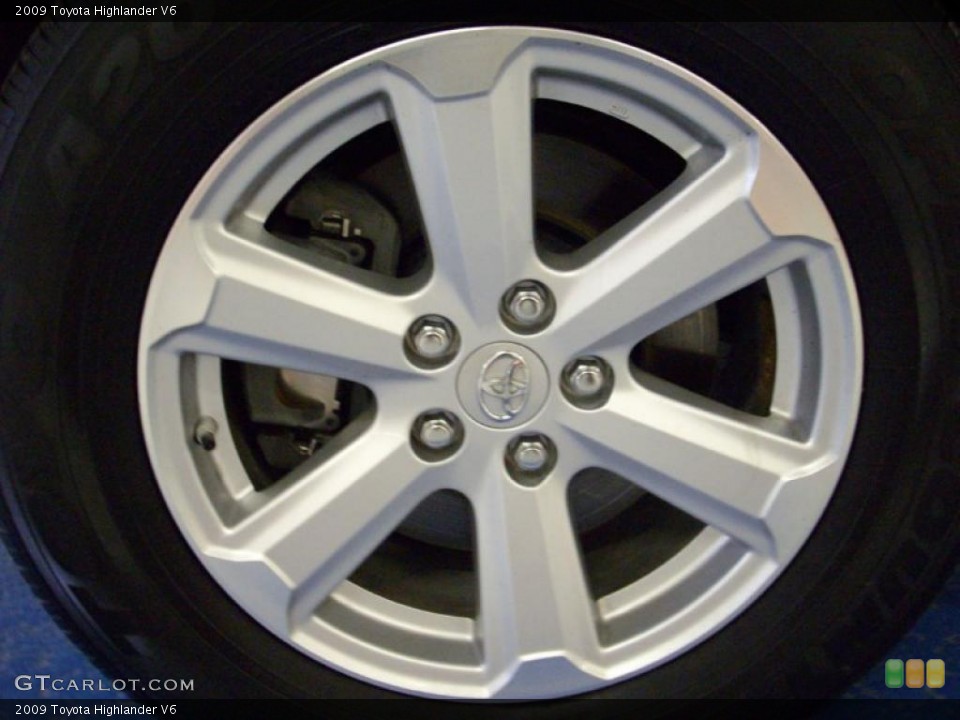 2009 Toyota Highlander V6 Wheel and Tire Photo #38840168