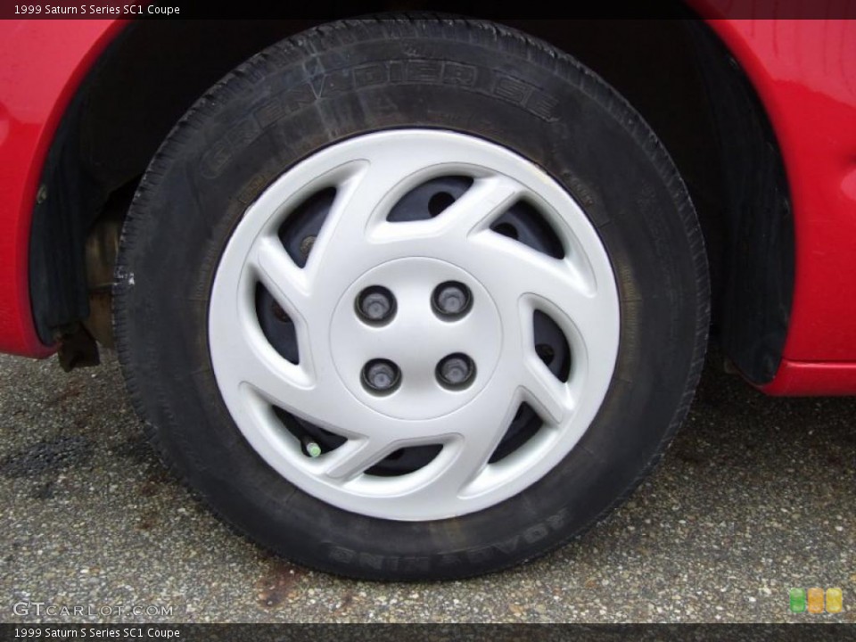 1999 Saturn S Series SC1 Coupe Wheel and Tire Photo #38841368
