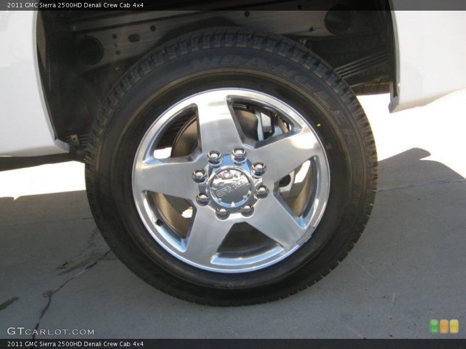 2011 GMC Sierra 2500HD Denali Crew Cab 4x4 Wheel and Tire Photo #38842564