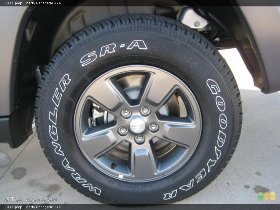 2011 Jeep Liberty Renegade 4x4 Wheel and Tire Photo #38845124