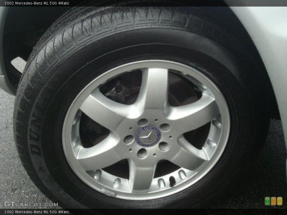 2002 Mercedes-Benz ML 500 4Matic Wheel and Tire Photo #38846028