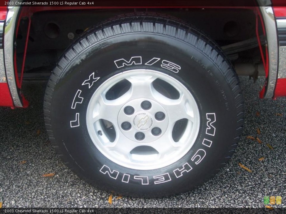 2003 Chevrolet Silverado 1500 LS Regular Cab 4x4 Wheel and Tire Photo #38849928