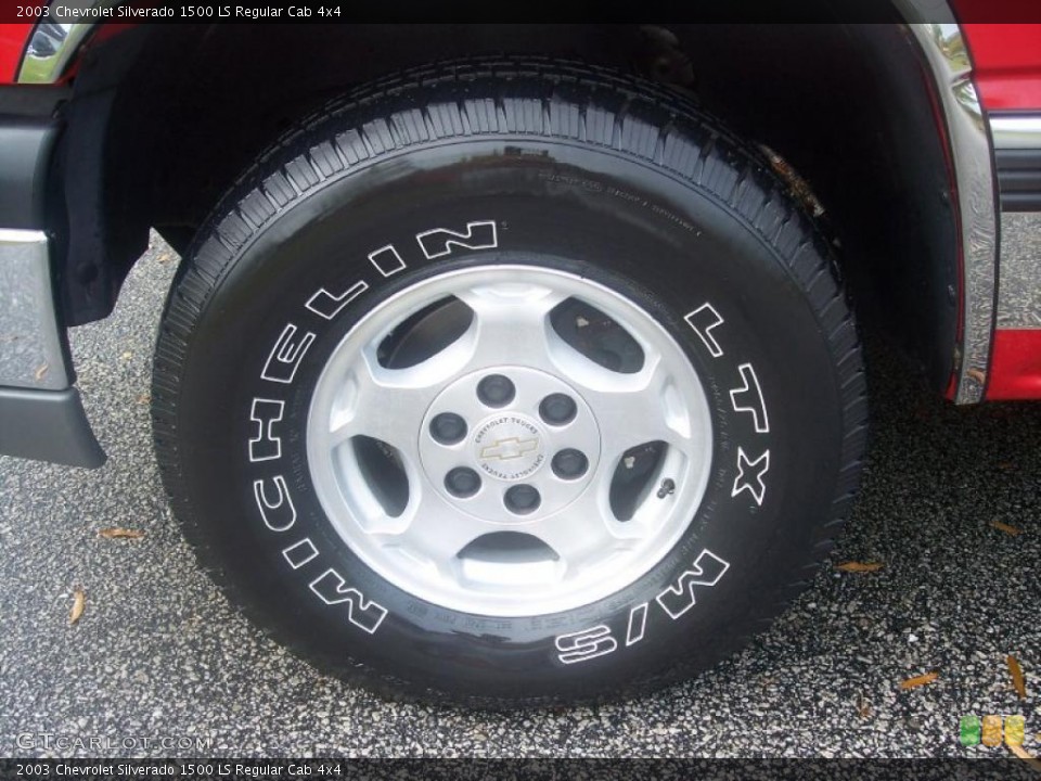 2003 Chevrolet Silverado 1500 LS Regular Cab 4x4 Wheel and Tire Photo #38849968