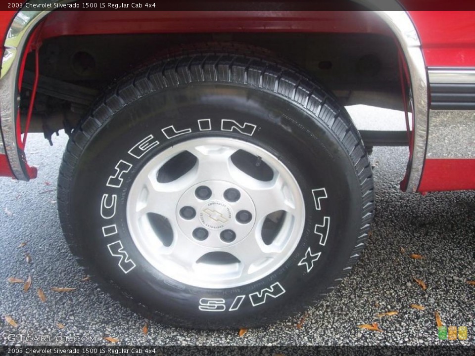 2003 Chevrolet Silverado 1500 LS Regular Cab 4x4 Wheel and Tire Photo #38850032