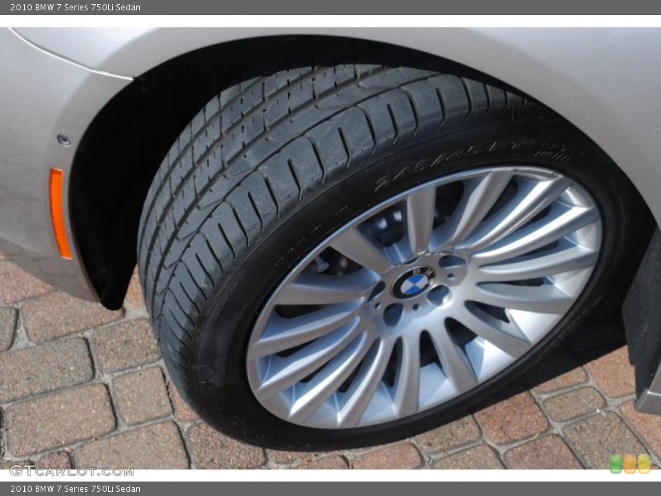 2010 BMW 7 Series 750Li Sedan Wheel and Tire Photo #38855780