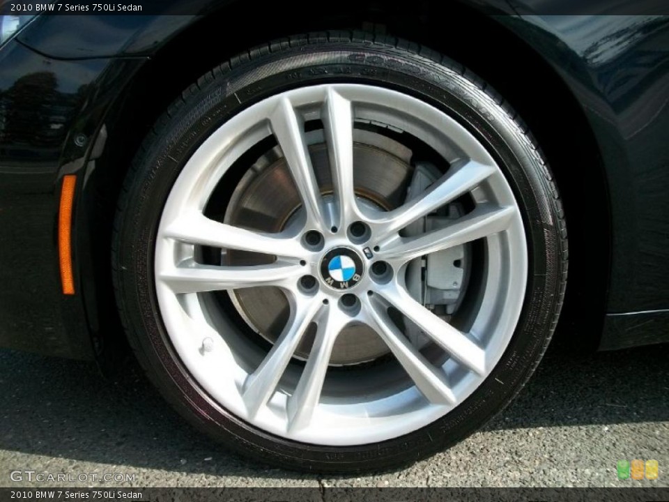 2010 BMW 7 Series 750Li Sedan Wheel and Tire Photo #38861436