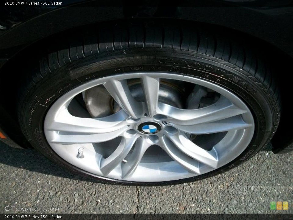 2010 BMW 7 Series 750Li Sedan Wheel and Tire Photo #38861452