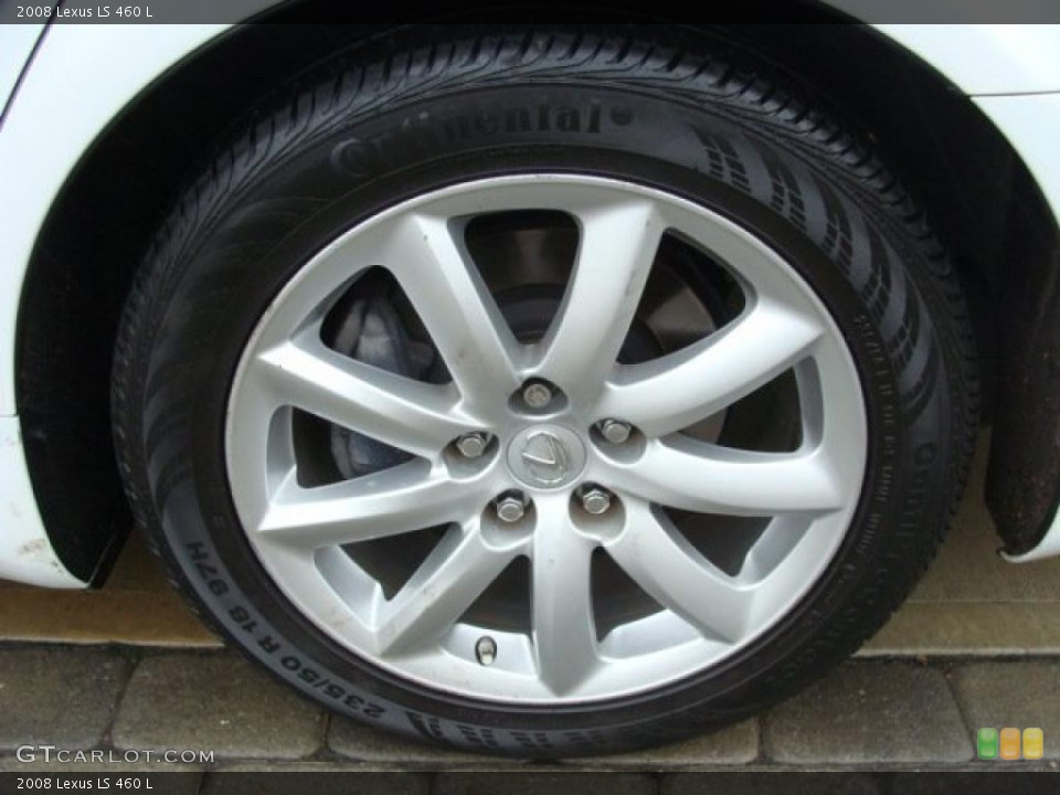 2008 Lexus LS 460 L Wheel and Tire Photo #38863520