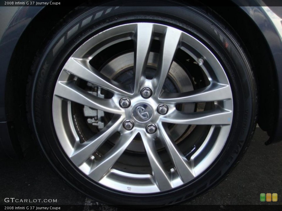 2008 Infiniti G 37 Journey Coupe Wheel and Tire Photo #38863548