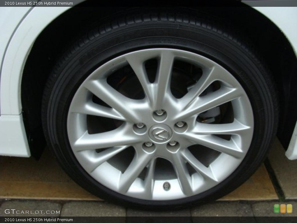 2010 Lexus HS 250h Hybrid Premium Wheel and Tire Photo #38863996