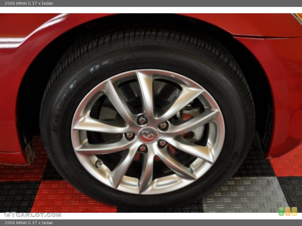 2009 Infiniti G 37 x Sedan Wheel and Tire Photo #38866520