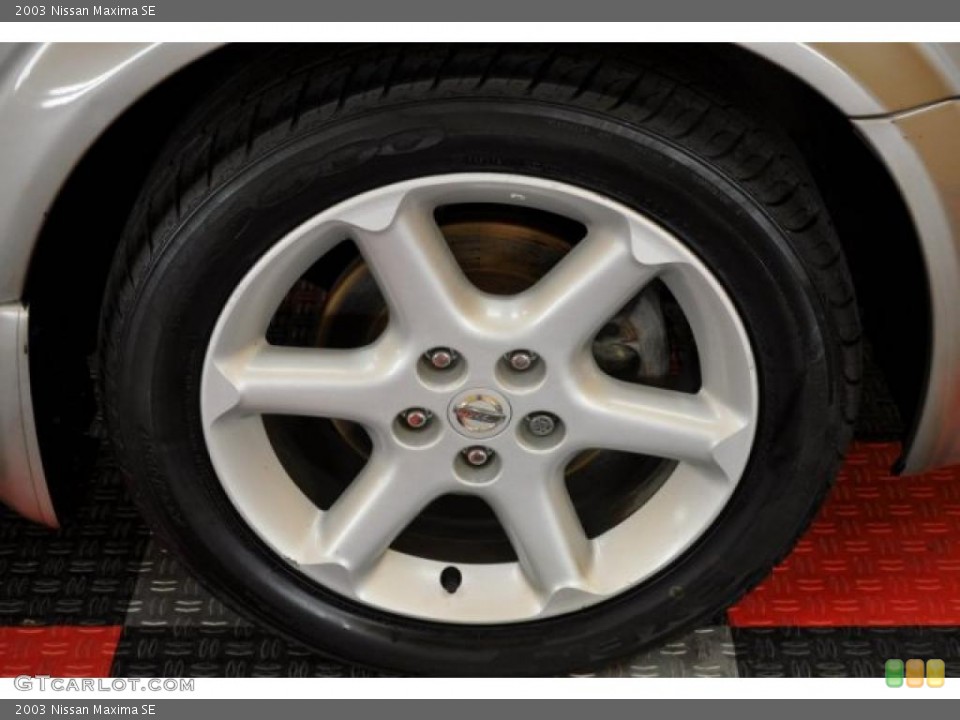 2003 Nissan Maxima SE Wheel and Tire Photo #38868156