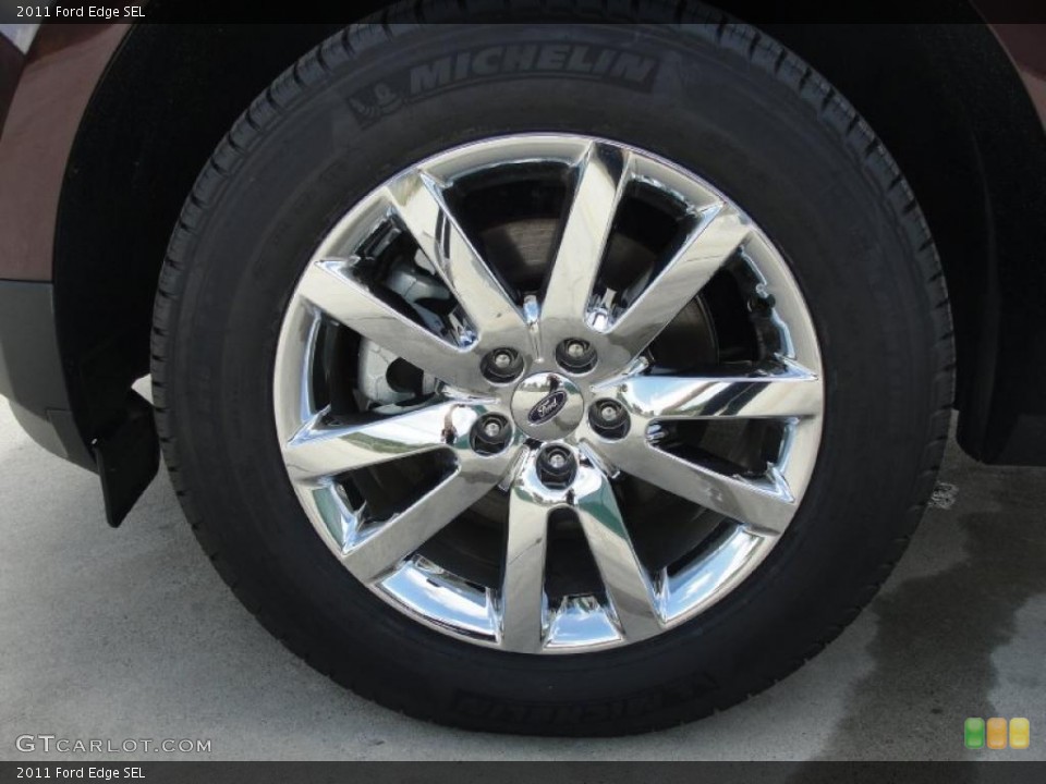 2011 Ford Edge SEL Wheel and Tire Photo #38868852