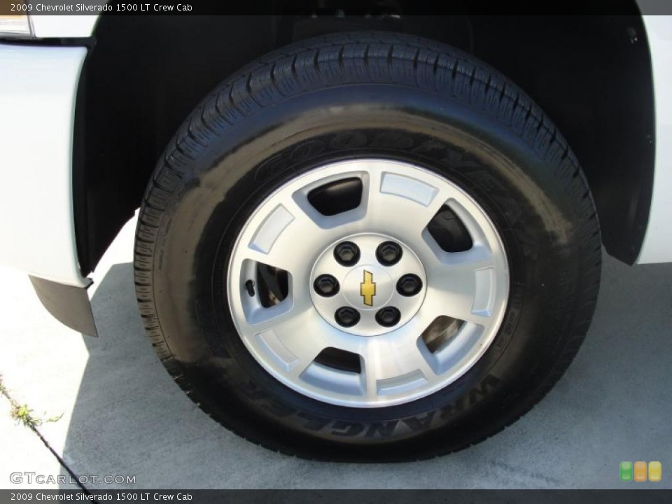 2009 Chevrolet Silverado 1500 LT Crew Cab Wheel and Tire Photo #38877840