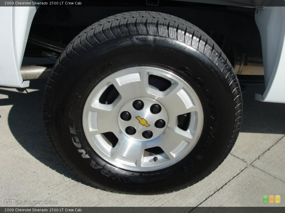 2009 Chevrolet Silverado 1500 LT Crew Cab Wheel and Tire Photo #38877872
