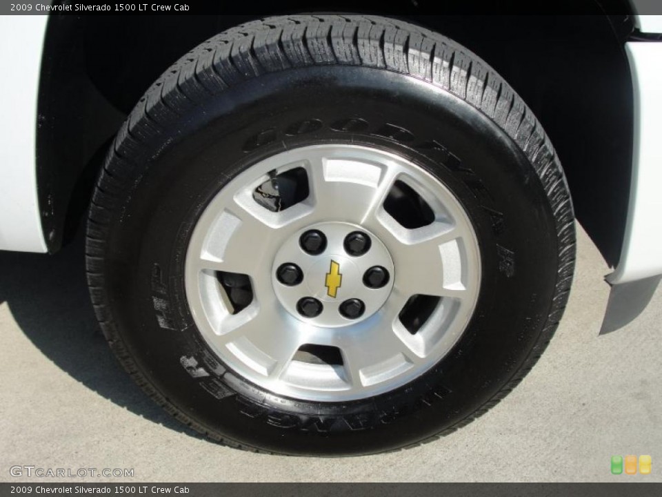 2009 Chevrolet Silverado 1500 LT Crew Cab Wheel and Tire Photo #38877888
