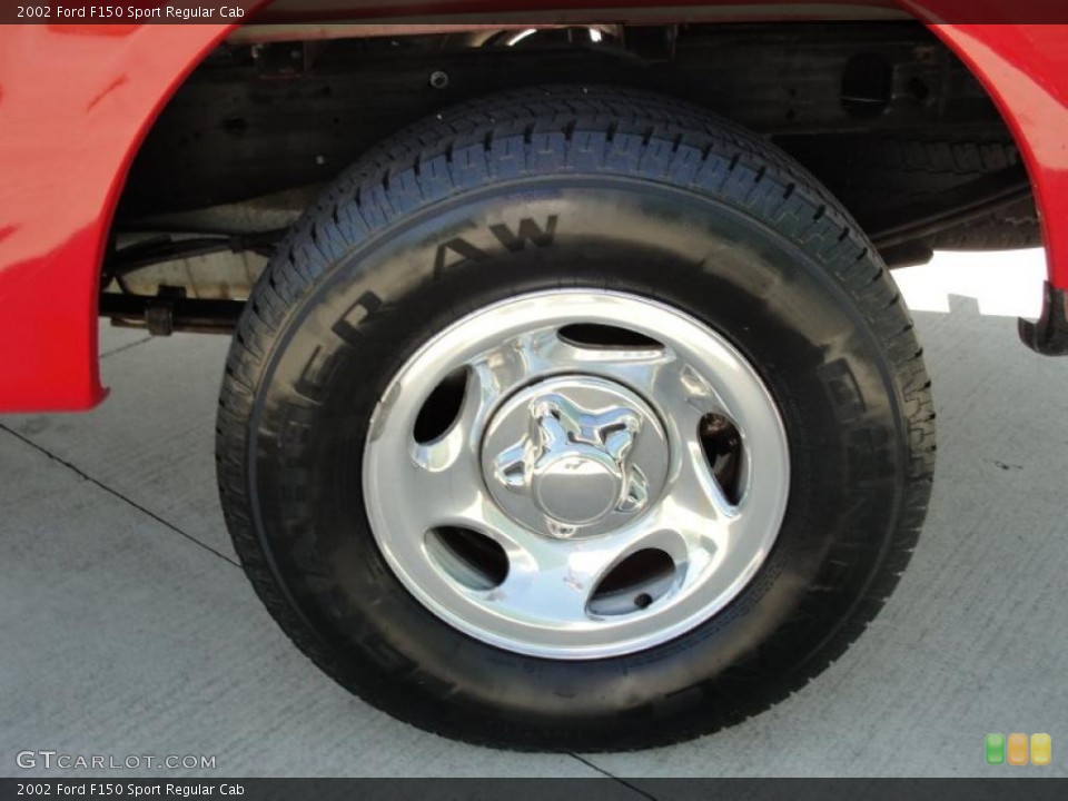 2002 Ford F150 Sport Regular Cab Wheel and Tire Photo #38878500