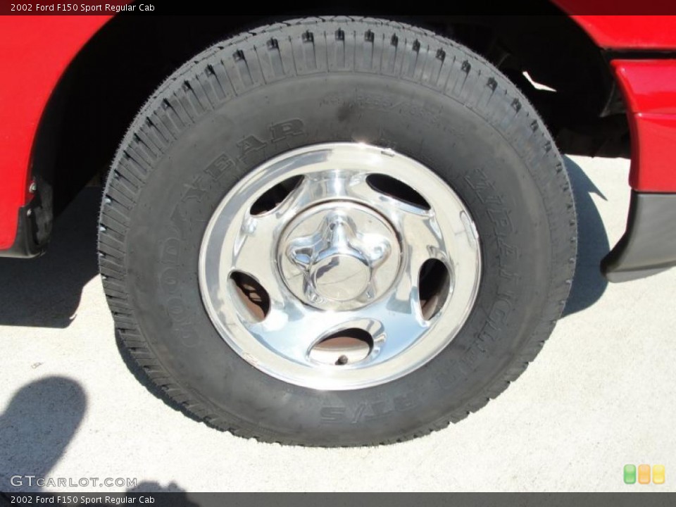 2002 Ford F150 Sport Regular Cab Wheel and Tire Photo #38878536