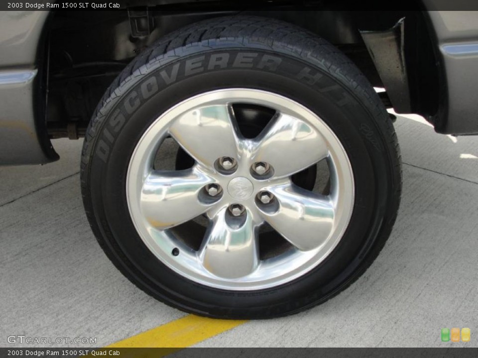 2003 Dodge Ram 1500 SLT Quad Cab Wheel and Tire Photo #38879092