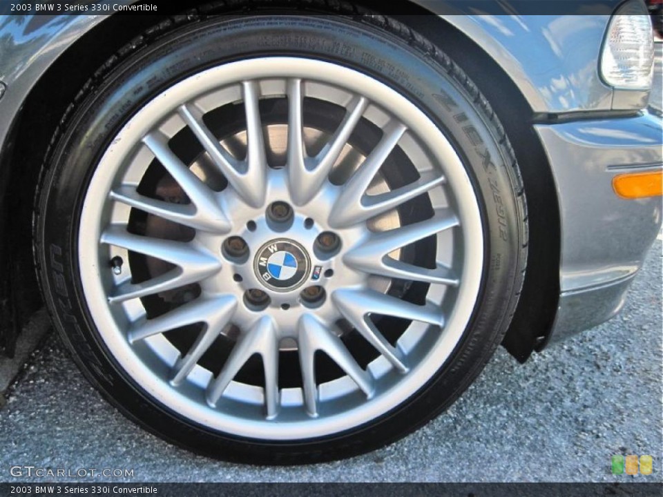 2003 BMW 3 Series 330i Convertible Wheel and Tire Photo #38882865