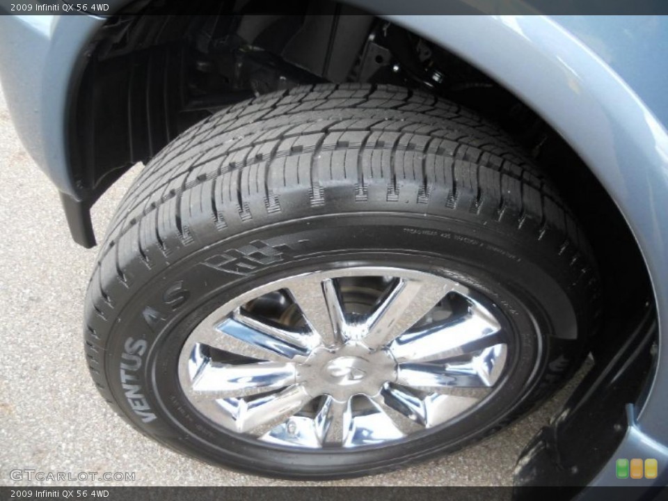 2009 Infiniti QX 56 4WD Wheel and Tire Photo #38884273