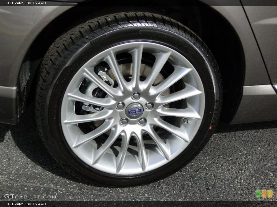 2011 Volvo S80 T6 AWD Wheel and Tire Photo #38889774
