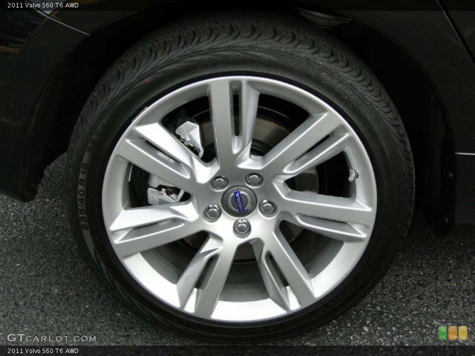 2011 Volvo S60 T6 AWD Wheel and Tire Photo #38890278