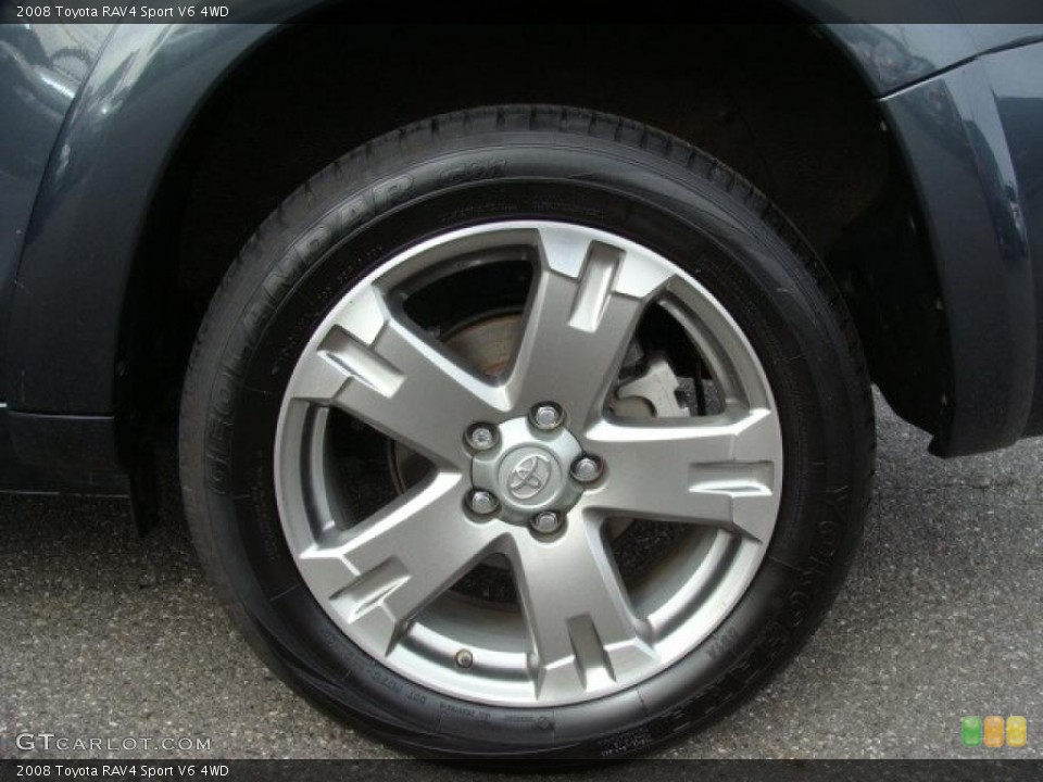2008 Toyota RAV4 Sport V6 4WD Wheel and Tire Photo #38890894