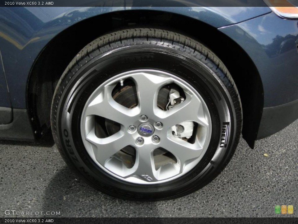 2010 Volvo XC60 3.2 AWD Wheel and Tire Photo #38890986