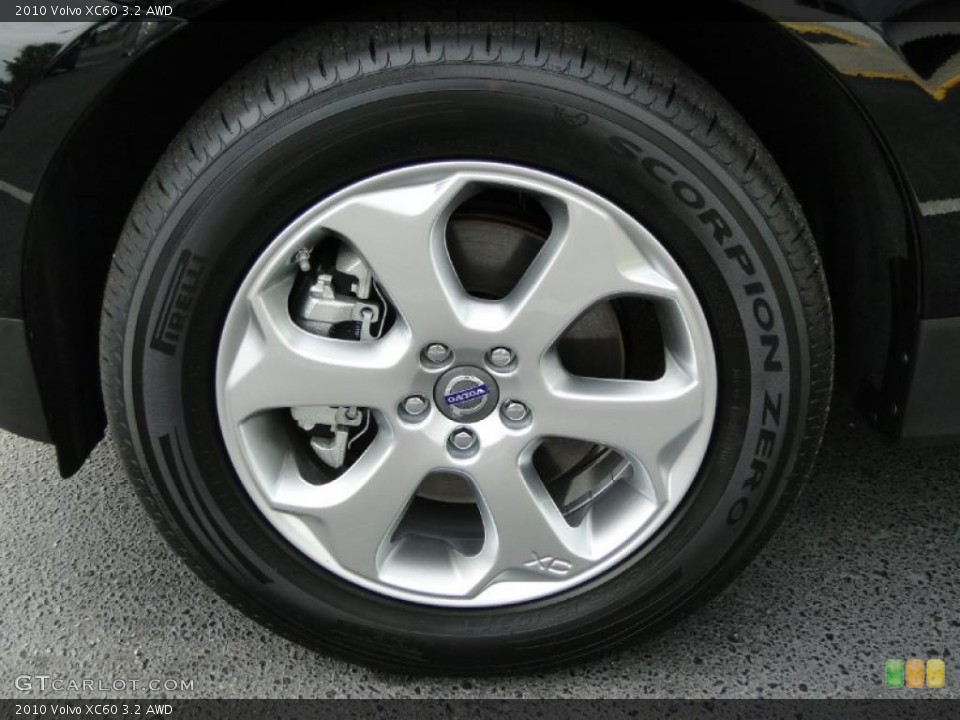 2010 Volvo XC60 3.2 AWD Wheel and Tire Photo #38891334