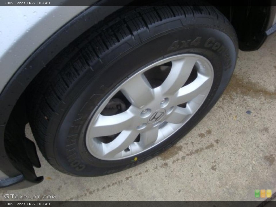 2009 Honda CR-V EX 4WD Wheel and Tire Photo #38892034