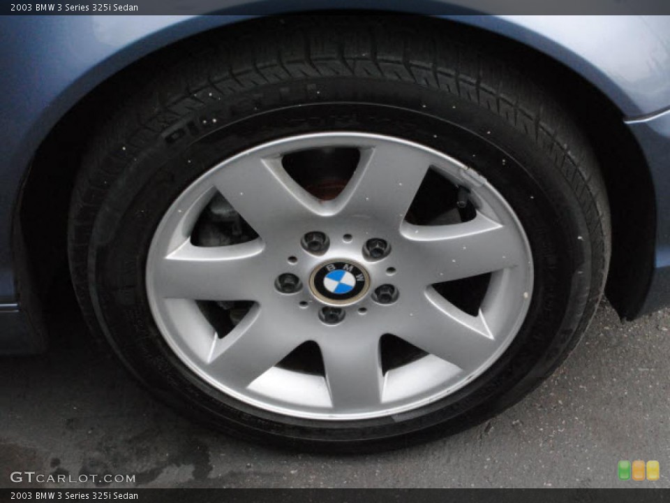 2003 BMW 3 Series 325i Sedan Wheel and Tire Photo #38897486