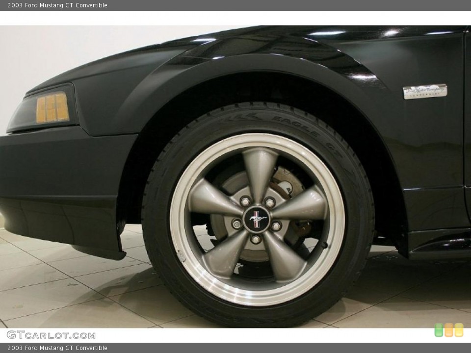 2003 Ford Mustang GT Convertible Wheel and Tire Photo #38897906
