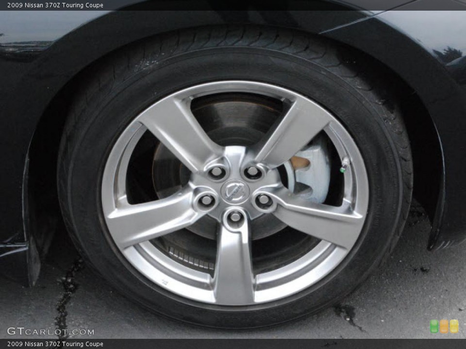 2009 Nissan 370Z Touring Coupe Wheel and Tire Photo #38898630