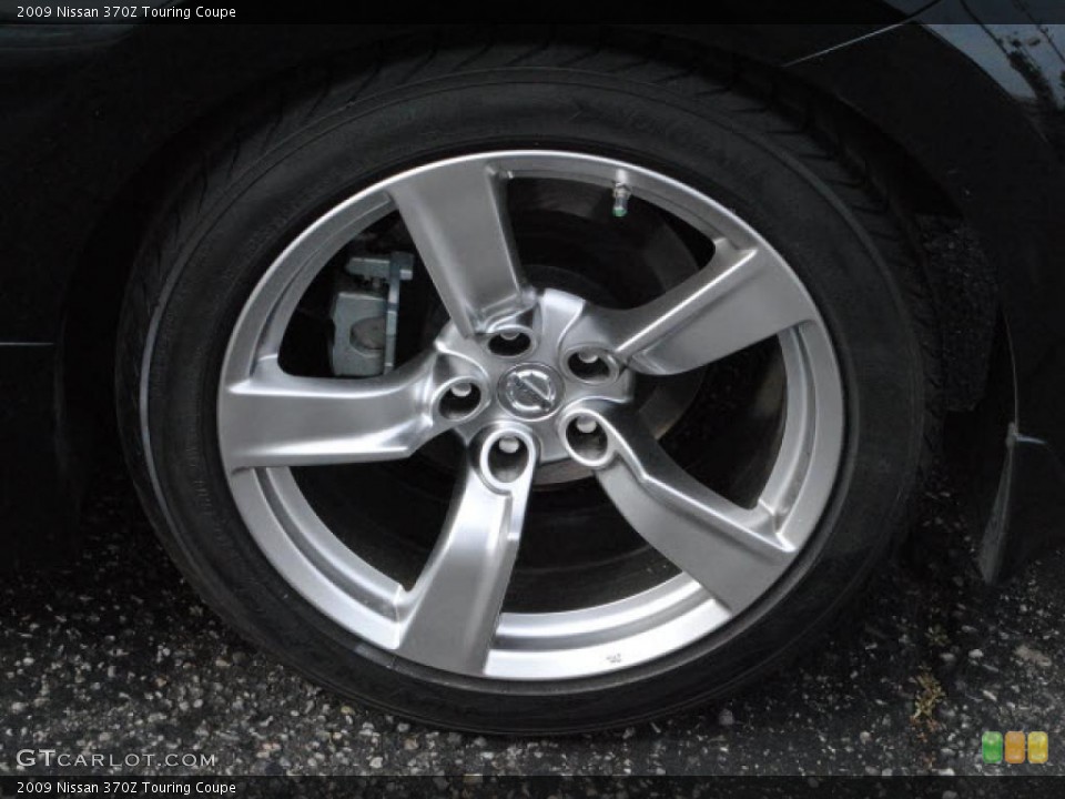 2009 Nissan 370Z Touring Coupe Wheel and Tire Photo #38898786