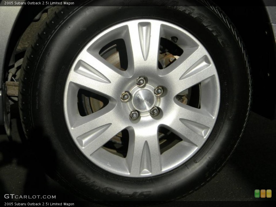 2005 Subaru Outback 2.5i Limited Wagon Wheel and Tire Photo #38899698