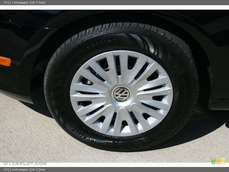 2011 Volkswagen Golf 4 Door Wheel and Tire Photo #38900590