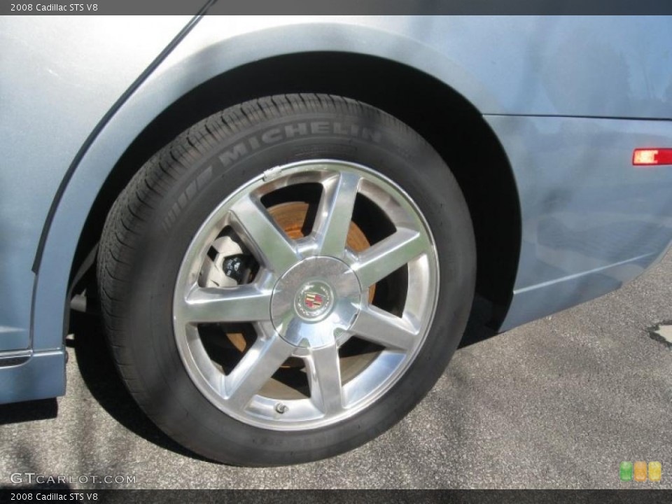 2008 Cadillac STS V8 Wheel and Tire Photo #38901002