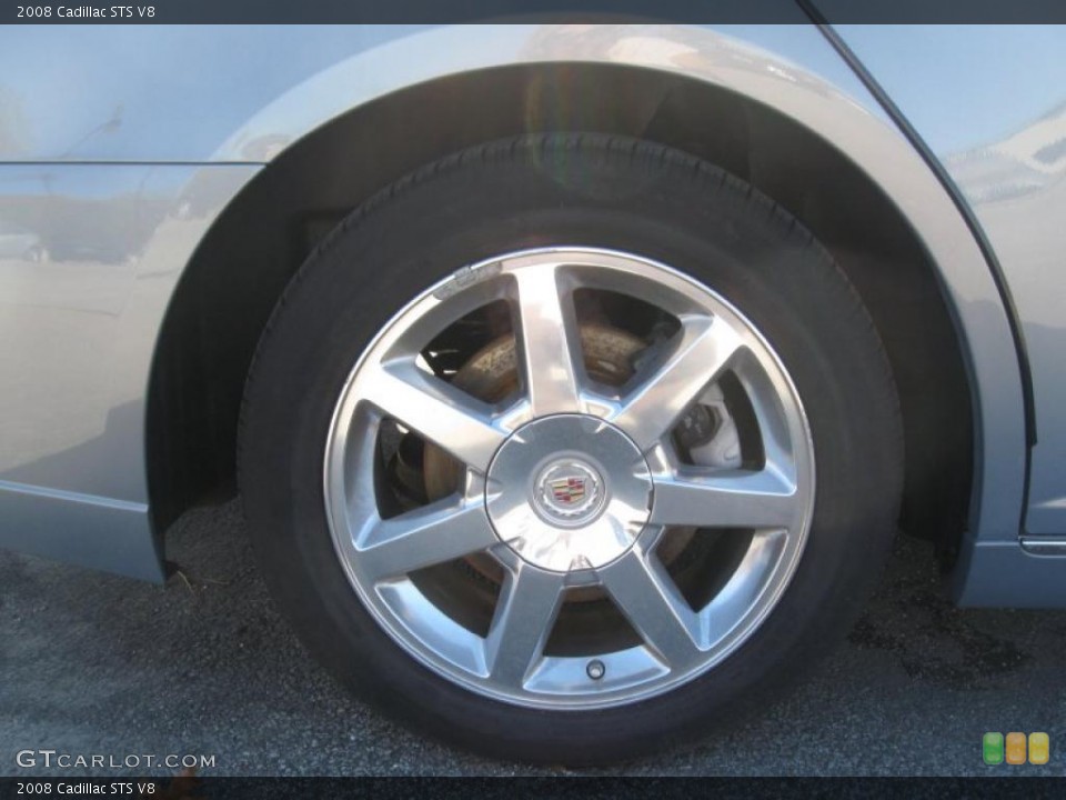 2008 Cadillac STS V8 Wheel and Tire Photo #38901022