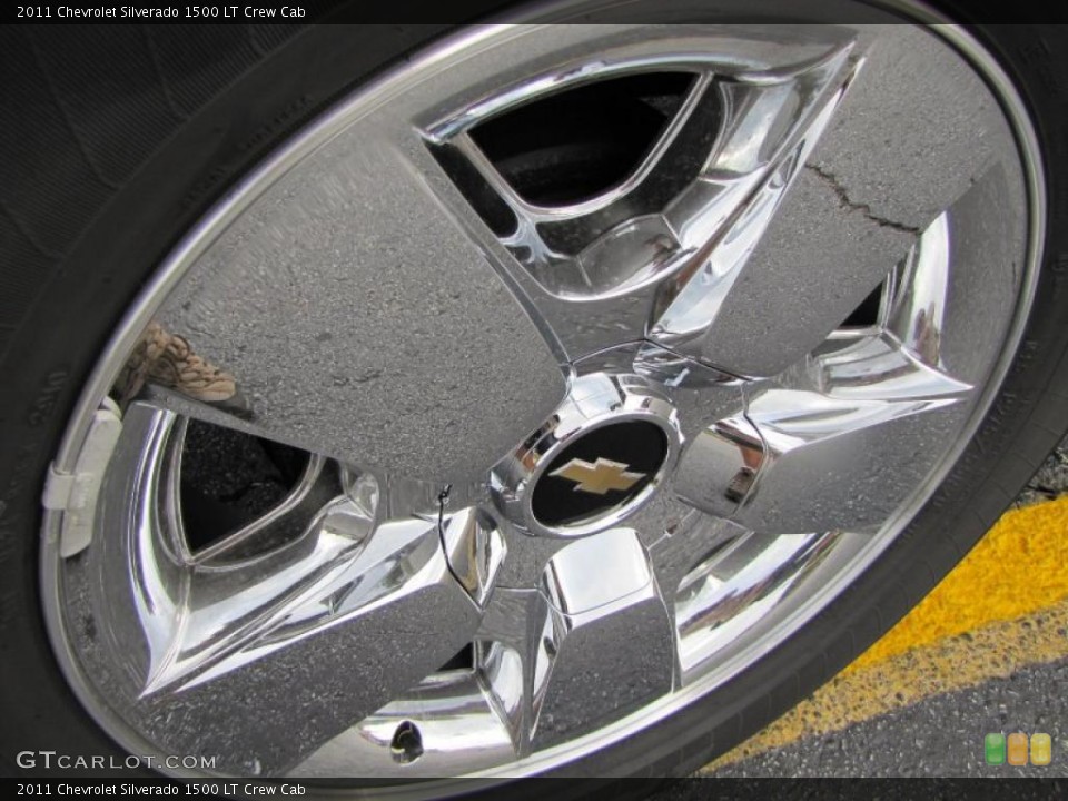 2011 Chevrolet Silverado 1500 LT Crew Cab Wheel and Tire Photo #38906990