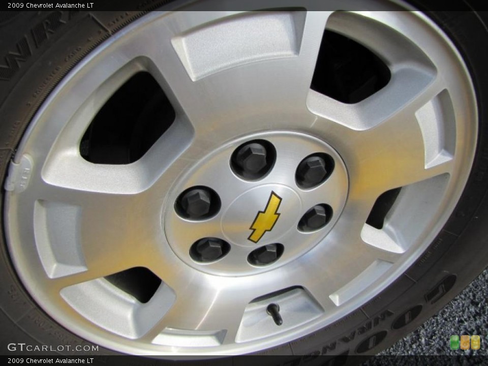 2009 Chevrolet Avalanche LT Wheel and Tire Photo #38909274