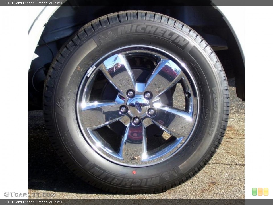 2011 Ford Escape Limited V6 4WD Wheel and Tire Photo #38911406