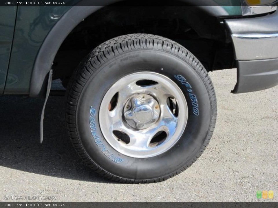 2002 Ford F150 XLT SuperCab 4x4 Wheel and Tire Photo #38913206