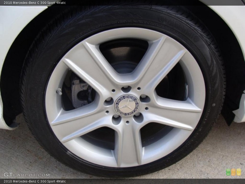2010 Mercedes-Benz C 300 Sport 4Matic Wheel and Tire Photo #38918798